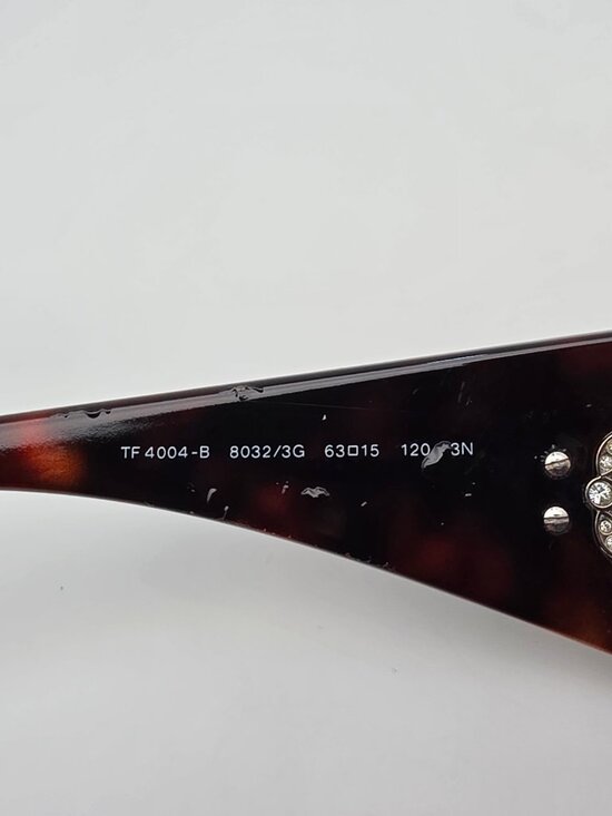 Tiffany & Co. TF4004-B 8032/3G Tortoise Rhinestone Sunglasses Frame w/ Case 63mm main image 15